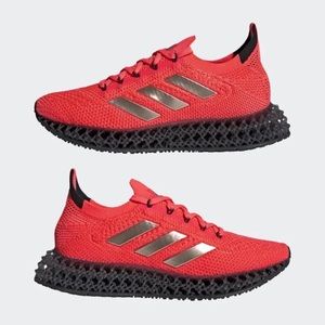 Adidas 4D running red shoes size 7/5 women